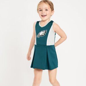 Gerber Toddler Girls Philadelphia Eagles Cheer NFL Dress Costume 5T NEW! - READ